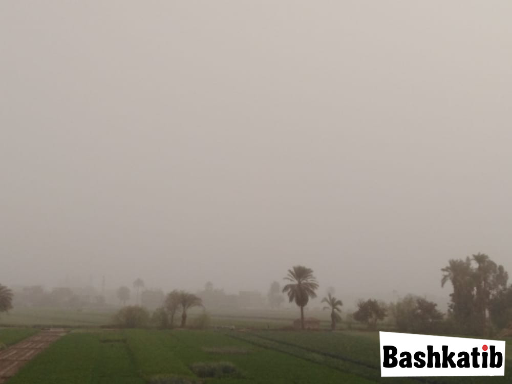 عاصفة ترابية تضرب محافظة سوهاج